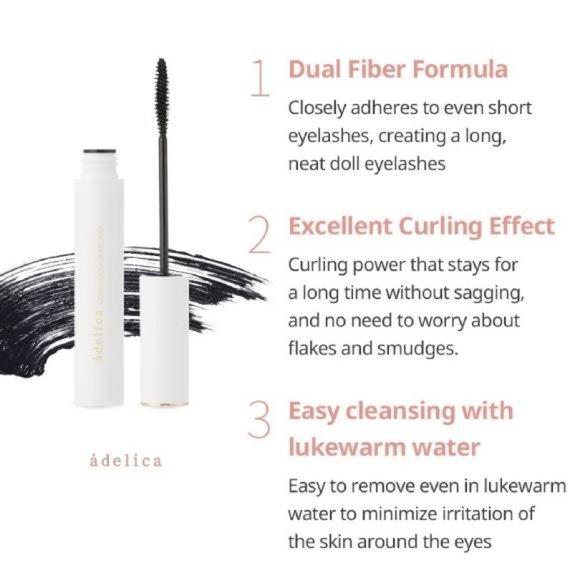 Atomy Adelica Korean Long Lash Mascara in Black - Picture 6 of 8